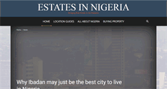Desktop Screenshot of estatesinnigeria.com
